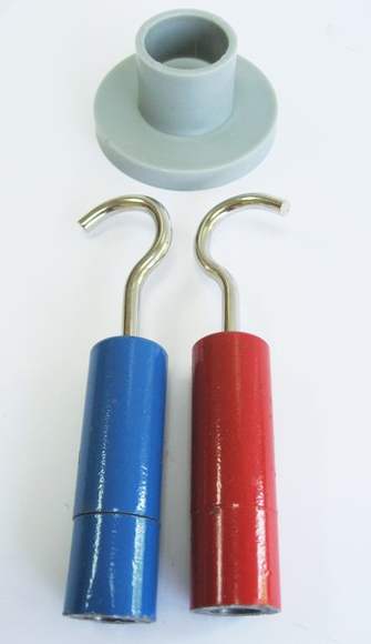 Цилиндр свинцовый со стругом (цвет синий и красный)